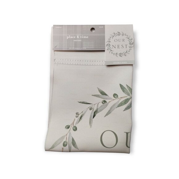 Place & Time Sanctuary Our Nest Double Sided Garden Flag 12 x 18 inches New - Picture 5 of 5